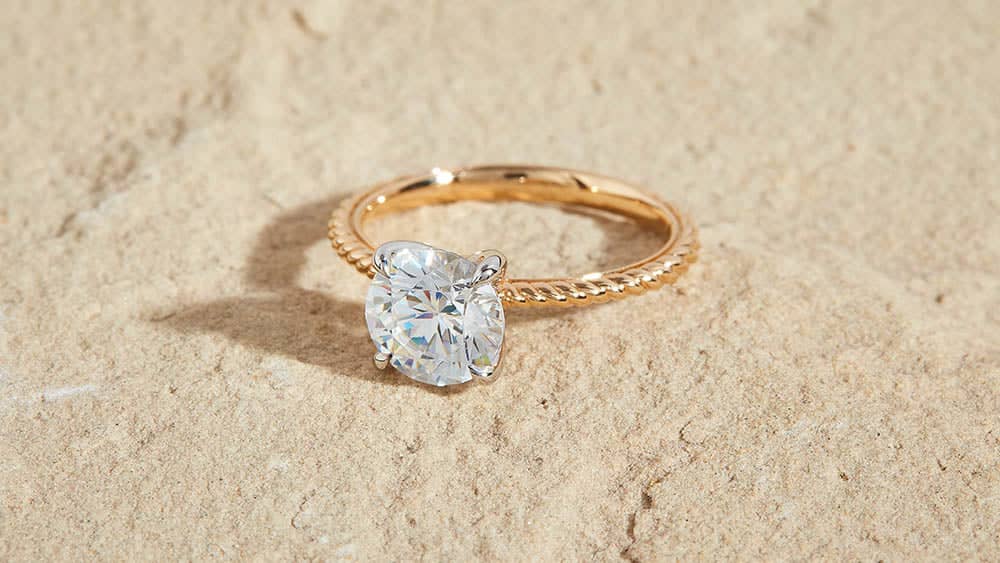 gold engagement ring