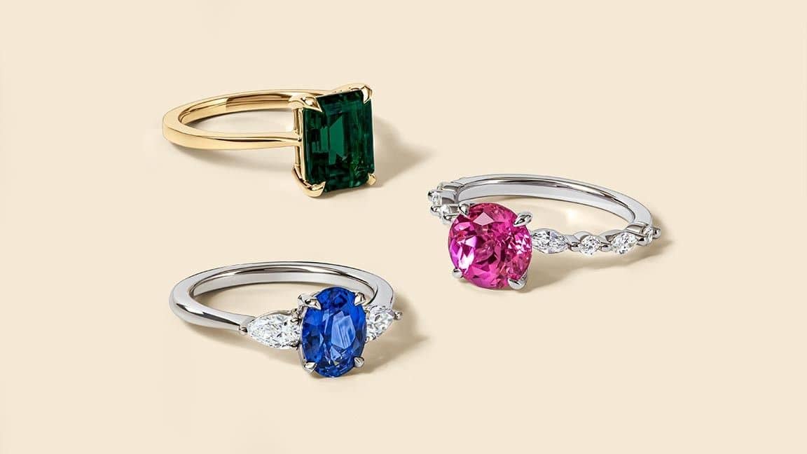 Gemstone Cuts Engagement Rings