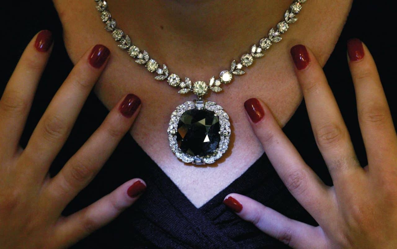 The Black Orlov Diamond of 'The Eye of Brahma' is said to cast a curse on it's owners