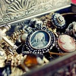 vintage Jewelry with box