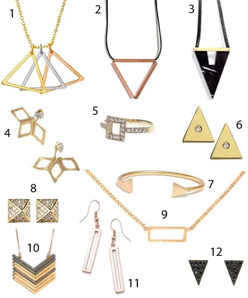 Geometric Shapes jewelry