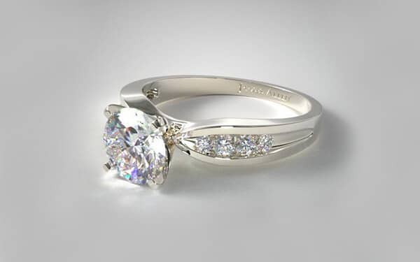 Channel Setting engagement Ring