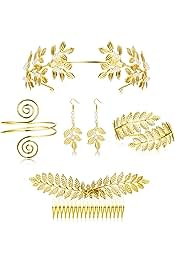 ancient Greek jewelry, including necklaces, bracelets, and earrings.