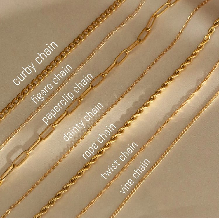 Types of Chains for Necklace Pendants