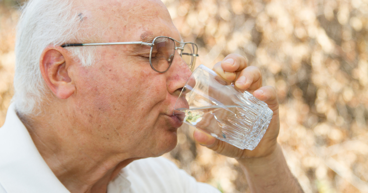 Elderly Drinking Water