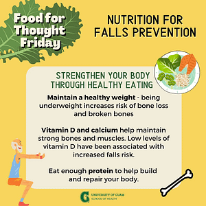 effect of different nutrients on fall prevention.