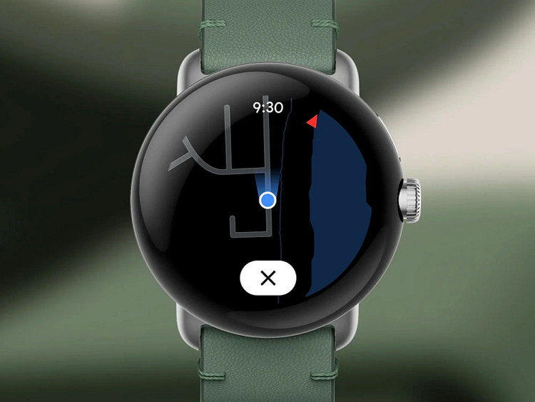 modern watch displaying GPS and location tracking features